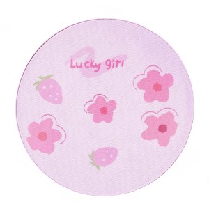 ماوس پد دایره‌ای مدل LUCKY GIRL NU45